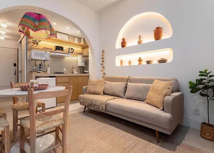 Curtaipanema: Studio Lindo, Equipado, 2 Qds Praia. Rio de Janeiro